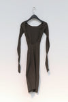 marc le bihan 21923 stretch dress bronze
